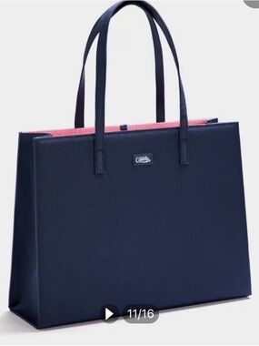 Classic Navy Tote Bag for Work